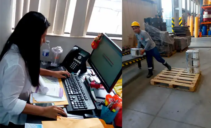 ergonomia de oficina y operaciones
