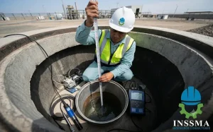 ingeniero realizando muestreo de calidad de agua subterránea según normativa MINAM