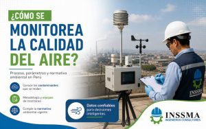 como se monitorea la calidad del aire en una obra de construcción