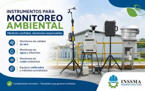 Instrumentos para monitoreo ambiental de calidad de aire en campo